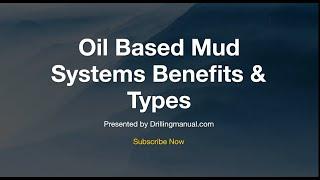 Drilling Manual | Oil based mud drilling