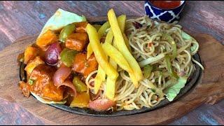 Chinese Sizzler recipe | Veg Sizzler | Flavours Of Food