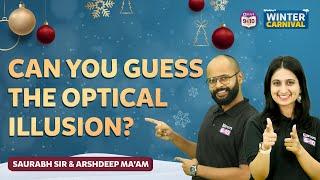 Can You "Guess the Optical Illusion"? - Ultimate Menti Quiz LIVE | BYJU'S Winter Carnival