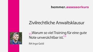 Zivilrechtliche Anwaltsklausuren: Warum so viel Training für eine gute Note unverzichtbar ist