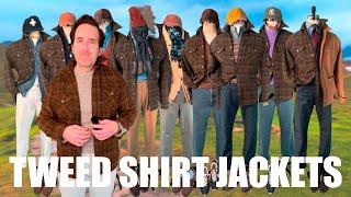 Tweed Shirt Jackets