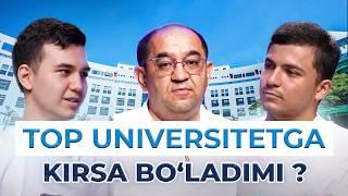 Farzandim Top universitetga kirdi! Top 100 universitetga kirsa bo'ladimi?