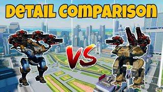 WR New Robots Bagliore VS Behemoth Weapon Comparison |WAR ROBOTS|