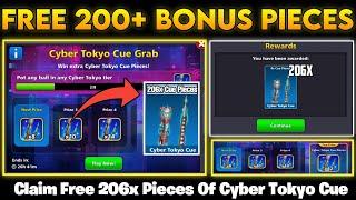 Get Free 200x Cues Pieces Cyber Tokyo Cue Grab - 8 Ball Pool