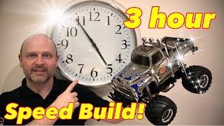 Can I Build It In 3 Hours? Beginners Halloween Special Speed Build Tamiya Midnight Pumpkin RC Truck.