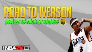 NBA 2k13 Pack Opening Road To Iverson Episode 1