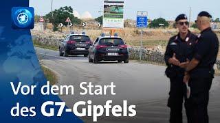 G7-Treffen: Erster Tag in Bari