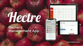 Hectre Orchard Management App for successful fruit farming. Simple to use and great service.