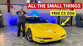 Fixing ALL Of The little Things On My Free C5 Corvette Z06!