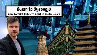 How to Travel by Bus in South Korea | Busan to Gyeongju