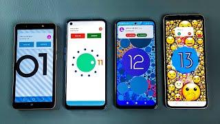 Android 10 vs Android 11 vs Android 12 vs Android 13 - Tecno POP3 vs OPPO A54 vs Xiaomi 11 vs Z Flip