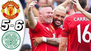 Manchester United Legends vs Celtic Legends 1-1 PEN 4-5- All Goals & Highlights -2024