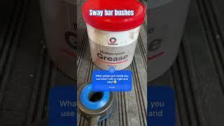 What grease would you use on sway bar bushes?? #swaybar #suspensionbushes #mustangconvertible