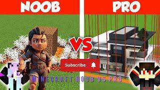 Minecraft NOOB vs PRO SAFEST SECURITY HOUSE BUILD CHALLENGE || #minecraft #gamechanger04 #gaming