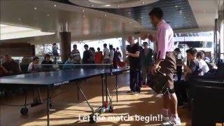 Table Tennis Competition on board MSC Preziosa Sea Day