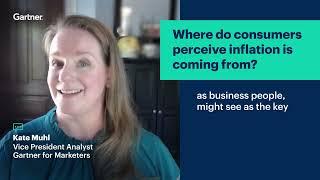 Ask Gartner anything... about Marketing | What can Marketers Do to Address Consumer Inflation?