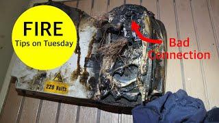 Electrical Fire 101 - Tips on Tuesday - Yes there is a breaker that will detect an ARC Fault!