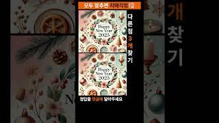 시니어 정보마당- 다른그림찾기(틀린그림찾기) -happy new year