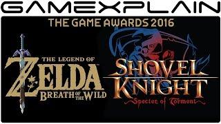 Zelda: BotW Confirmed for Game Awards Pre-Show & Main Show + Shovel Knight DLC Tease