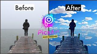 Cara Edit Background Foto & Efect Reflection Di Picsart