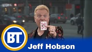 Popular illusionist Jeff Hobson showcases his tricks