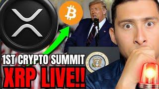 XRP WHITE HOUSE CRYPTO SUMMIT LIVE!BREAKING CRYPTO News