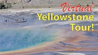 Grand Prismatic Spring Overlook And Fairy Falls Hike: Virtual Yellowstone Tour!