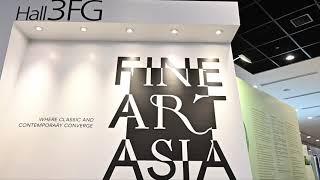 Fine Art Asia - Li Huayi and Pan Gongkai at Kwai Fung Hin booth