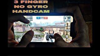 3 FINGER CLAW NO GYRO | HANDCAM| PUBG MOBILE