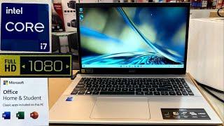 Acer Aspire 3 i7 12gen I Unboxing Aspire 3 A315-59-729S I Intel Core i7-1255U I Next hub