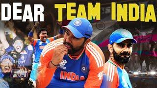 Dear Team India... An Emotional Message to Team India For This Historic Win_T20 World Cup 2024