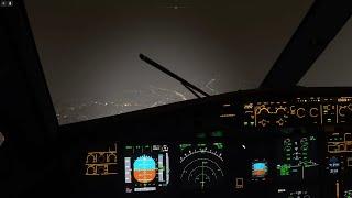 CAT III ILS approach into Lisbon LPPT. A320 Neo MSFS