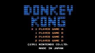 Donkey Kong (SMB1 Mario Style) (FC&NES) Longplay.