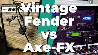 Vintage Deluxe Reverb vs Fractal Axe-FX III