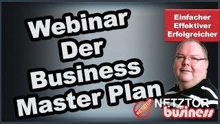 Erfolgreich als Online Unternehmer mit Business Master Plan Tipps Infos Hilfe | NETZTOR