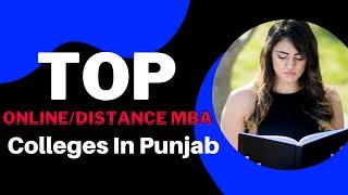 Top Online/Distance MBA colleges in Punjab || #topmbacolleges #onlinemba #distancemba #umeacademy