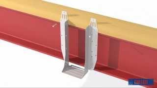 How to install a UH to Steel Beam with Packer on Top (Open Web)