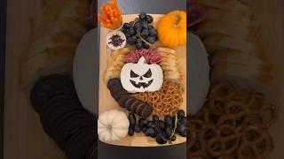How to make a PUMPKIN HALLOWEEN CHARCUTERIE BOARD  Fun, easy, DIY activity for kids and families!