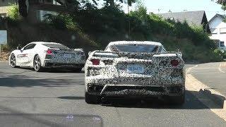 2020 Corvette C8 on the road near the Nurburgring!