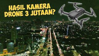 DRONE MURAH 3 JUTAAN DENGAN SENSOR SONY! Hasil Kamera Malam Hari Drone Hubsan Blackhawk 1