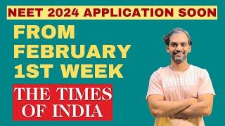 NEET 2024 Application from February 1st Week