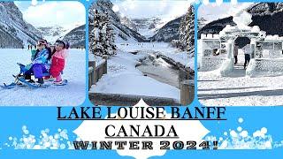 Lake Louise In Winter 2024 | Banff National Park | Alberta, Canada | StepHenz Vlogs