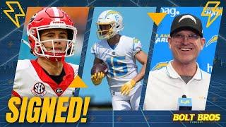 Ladd McConkey Signs HUGE Rookie Deal | BOLT BROS | LA Chargers