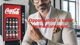 Les distributeurs automatiques Coca Cola  une opportunité d'investissement  avec Cloud Retail.