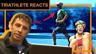 Retired Triathlete REACTS to Triathlon Fails