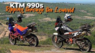 KTM 990s ripping through the Lowveld