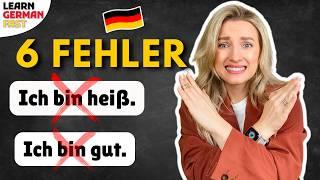 Don`t do these MISTAKEs in German (A2-C1) -  Learn German Fast