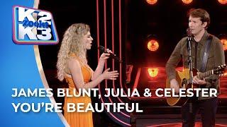 James Blunt, Julia & Celester // You're Beautiful // Studioshow 3 | K2 zoekt K3