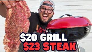 I Cooked RIB EYE Steaks On $20 Amazon Grill and THIS HAPPENED!