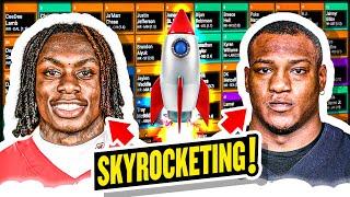 Players SKYROCKETING up Fantasy ADP vs Players FREE-FALLING